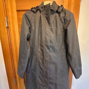 Womens Eddie Bauer Trench Coat Water